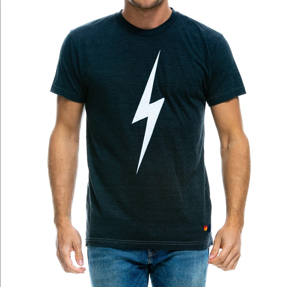 NWOT Men’s Aviator Nation Lightning Bolt Tee